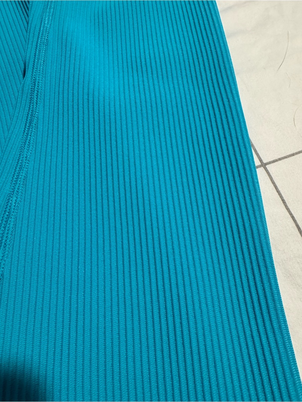 Athleta Aqua Ribbed Elation high waist tights - Picture 2 of 4